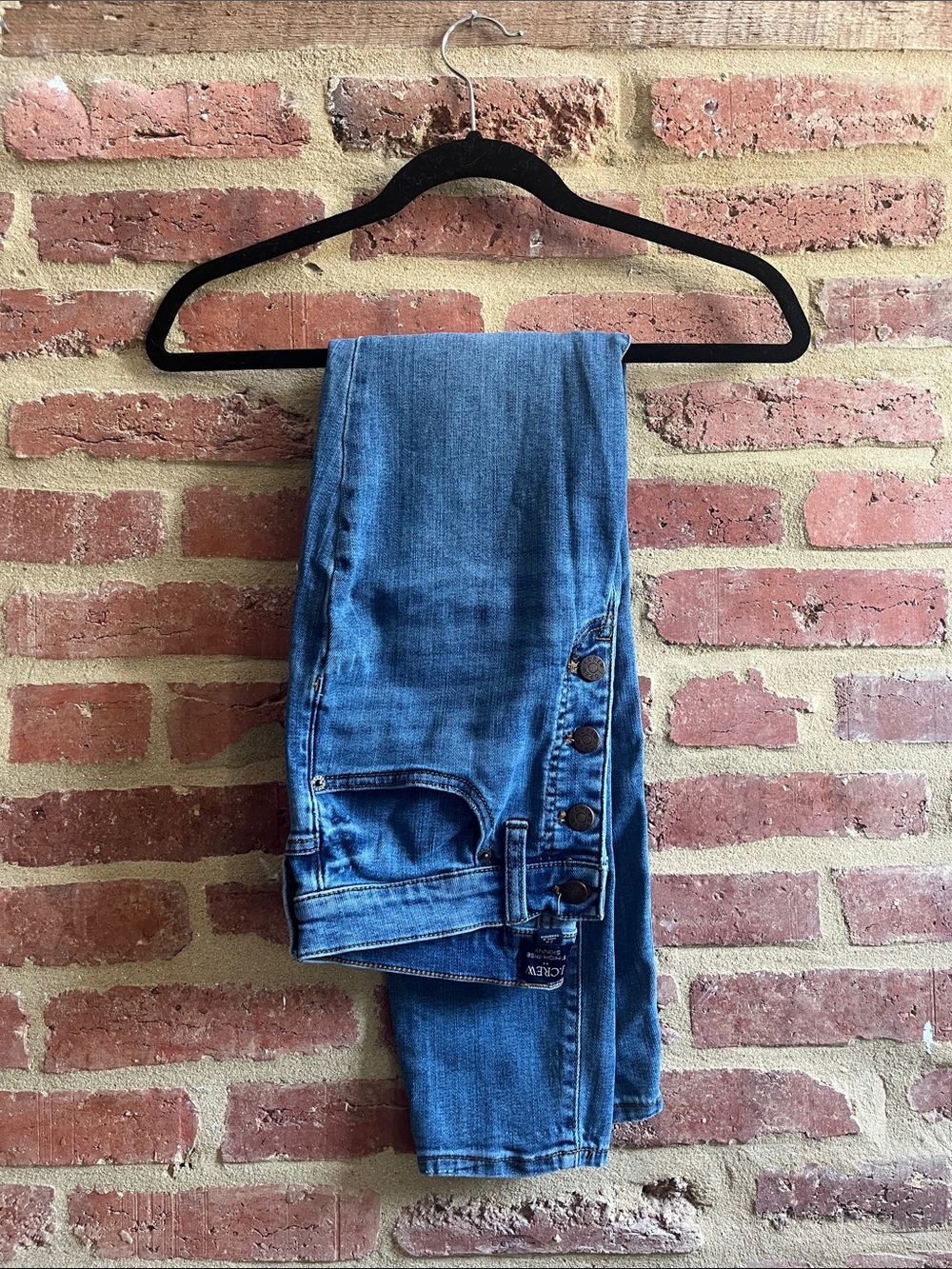 J. Crew 9” high-rise skinny